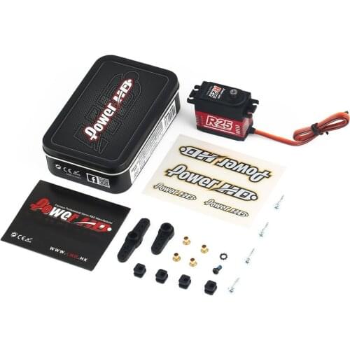 HOT! POWER HD R25 Alloy Gear Digital Coreless High Voltage Servo with 25kg High Torque for RC Remote Control Car Boat Ship