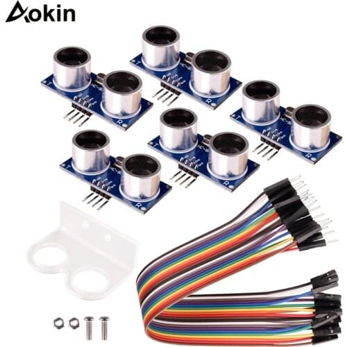 Hc-sr04 Ultrasonic Distance Measuring Sensor Module kit for Arduino UNO Mega R3 Mega2560 Duemilanove Nano Raspberry Pi 3 Robot