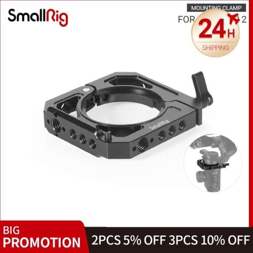 SmallRig Mounting Clamp for MOZA Air 2 With 1/4 3/8 Thread Nato Rail can attach with Handle Grip Magic Arm 2328