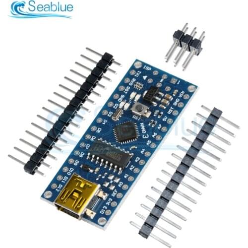 Nano V3.0 ATmega168 Mini USB Board CH340 CH340G UART-USB Converter Board Microcontroller Module 3.3V-5V