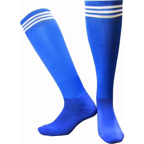 New 10 Colors Adult Men Women Football Soccer Socks Thicken Towel Bottom Volleyball Sport Rugby Socks Over Knee Long Stocking