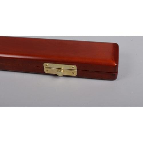 New 4/4 cello Bow Case solid maple wood cello bow Hard Case redwood color #B2