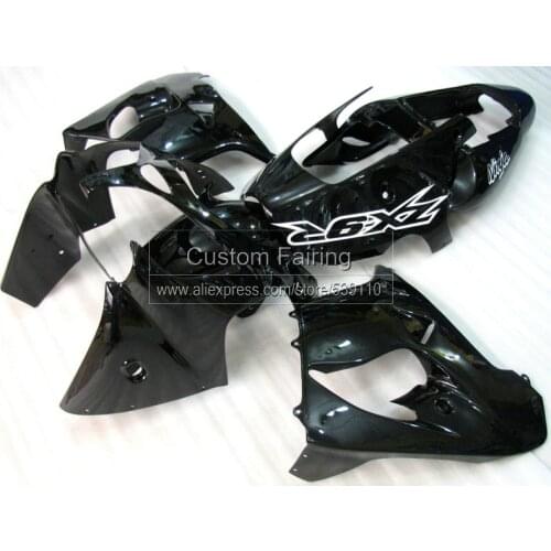 Motorcycle fairings for Kawasaki ZX9R zx 9r 2000 - 2001 Ninja 00 01 all black fairing kit ABS CG02