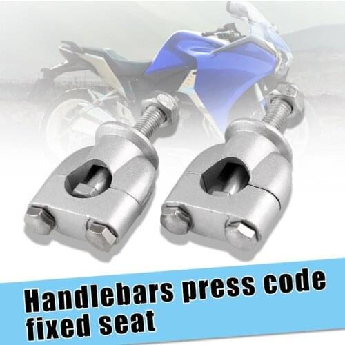 Durable Motorcycle Handlebar Risers Aluminum 22mm Motorcycle Handlebar Handle Bar Risers Clamps Motorbike Accessory