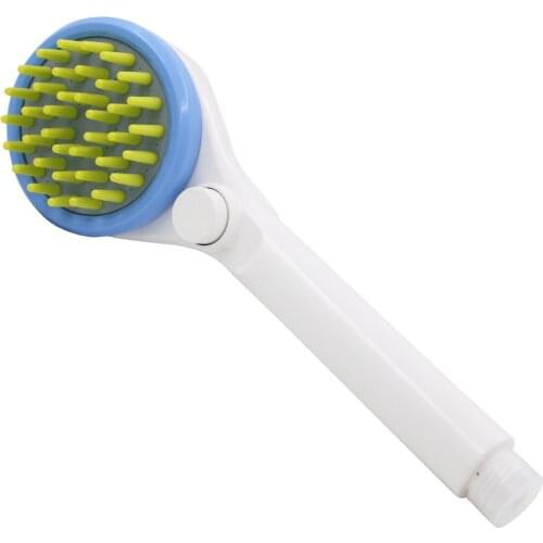 Dog Water Sprayer Bath Scrubber Puppy Cleaner ABS Massage Shower for Home Washing Station Pet Bathing Tool