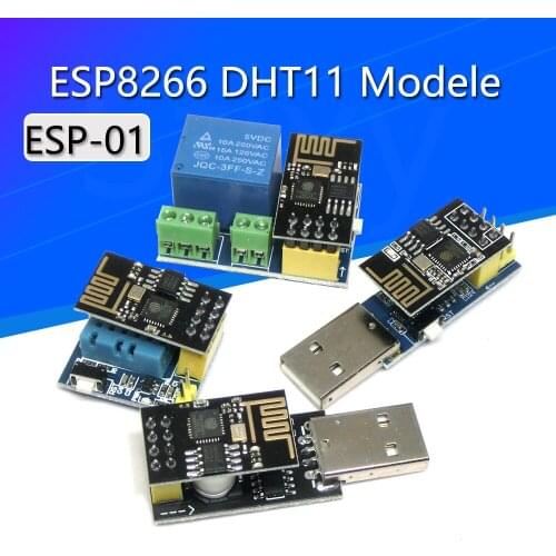 ESP8266 5V WiFi relay module DHT11 RGB LED Controller Things smart home remote control switch phone APP USB to ESP8266 Adapter