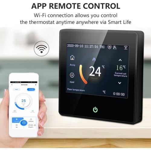 110 220V WiFi Thermostat Programmable Voice Control for Alexa Google Home Electric Floor Water Heating Temperature Controller