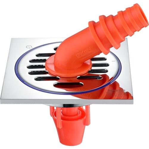 Nomona High Quality 4 inch Square Modern Design backflow preventer Floor Drain