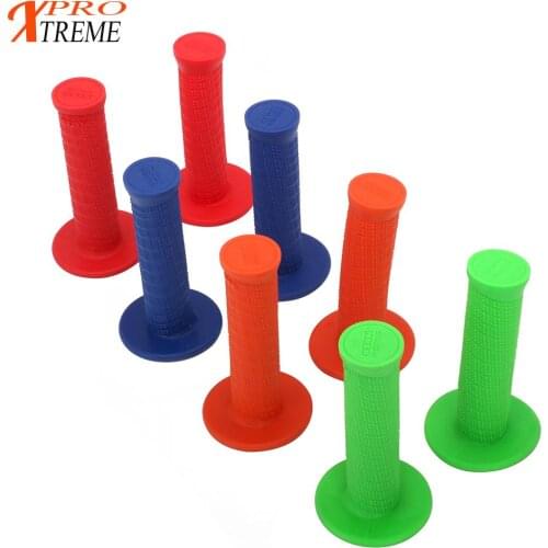 1Pair 22 24 mm Silicone Bicycle Grips Outdoor MTB Mountain Bike 7/8" Handlebar Grips Cover Anti-slip Strong Support Grips Bike