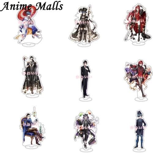 1pc Japan Anime Kuroshitsuji Black Butler Sebastian Michaelis Acrylic Stand Figure Desktop Decor Collection Model Toys Gift