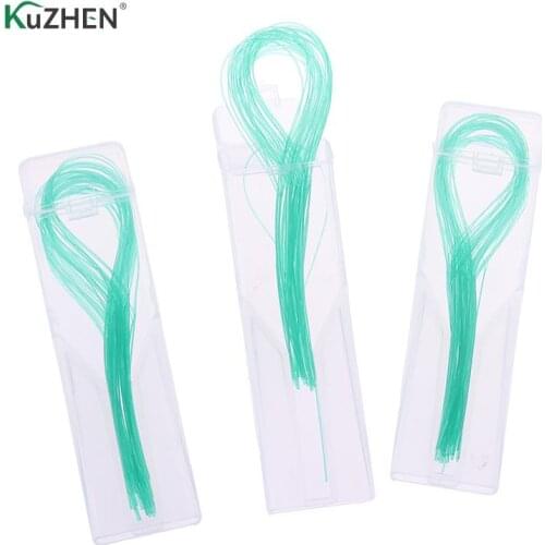 105Pcs/3packs New Dental Floss Threaders Simple Loop + Case For Braces Bridges Implants