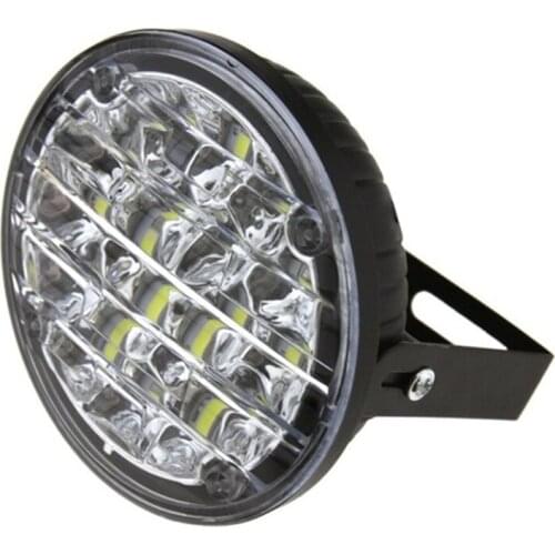 2pcs 12V 18LED Round Car Fog Lamp Driving DRL Daytime Running Bright White Light