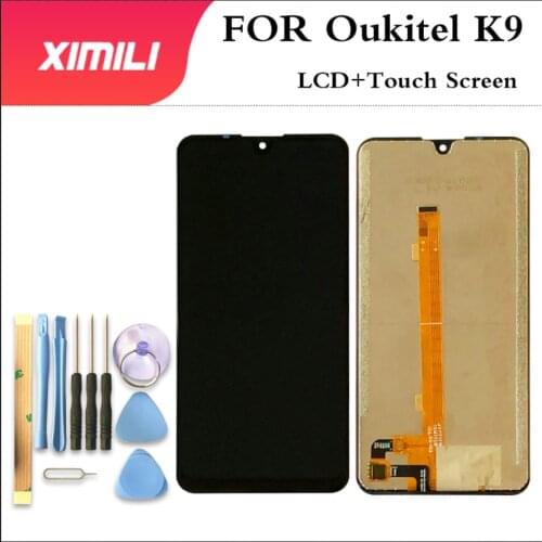 7.12 inch OUKITEL K9 LCD Display+Touch Screen 100% Original Tested LCD Digitizer Glass Panel Replacement For OUKITEL K9 + Tools