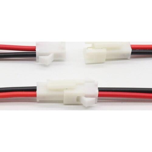 Promotion! 10Pairs 10cm Long JST SM 2Pins Plug Male to Female Wire Connector