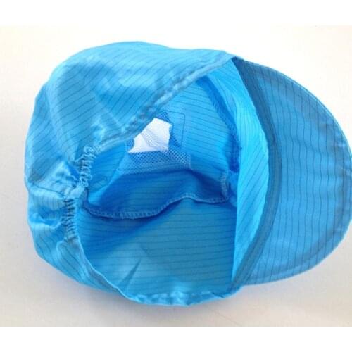 25 pcs Anti-static sunroof small work hat Clean room labor protection protective work hat