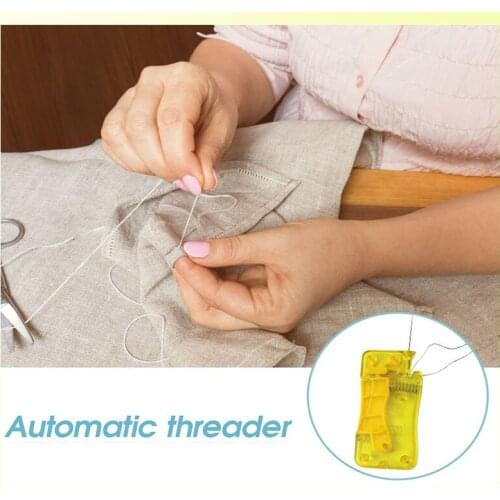 Automatic Needle Threader Hand Sewing Needle Device Stitch Insertion Sewing Tool DIY Tool For Elderly Household Accessories