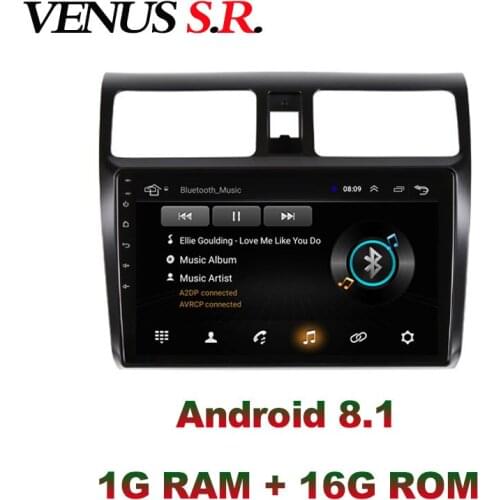 VenusSR Android 8.1 2.5D car dvd For Suzuki Swift radio 2008-2015 multimedia GPS Radio stereo gps navigation