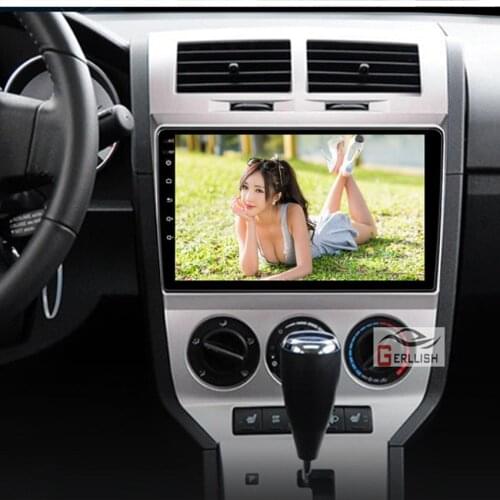 Car Multimedia GPS Navigation Unit with Frame FM car radio player Android for 2007-2010 Dodge Caliber