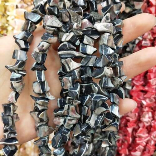 Natural shell Beaded irrgular shape craft shell beads For jewelry making DIY Bracelet necklace accessories fish tank landscape
