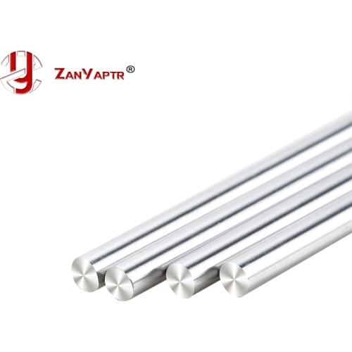 1pcs OD 8mm x 200mm Cylinder Liner Rail Linear Shaft Optical Axis chrome For 3D Printer Accessory for CNC
