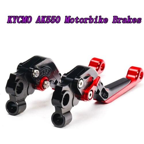 Motorcycle Long Adjustable Brake Clutch Levers For KYMCO 2017-2018 AK550 1Pair Aluminum Alloy Motorbike Styling part Adjustable