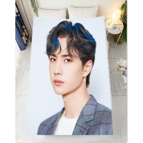 Bedroom Home Textile Wang Yibo Sofa Blanket Warm Bedding girl Flannel blanket gifts