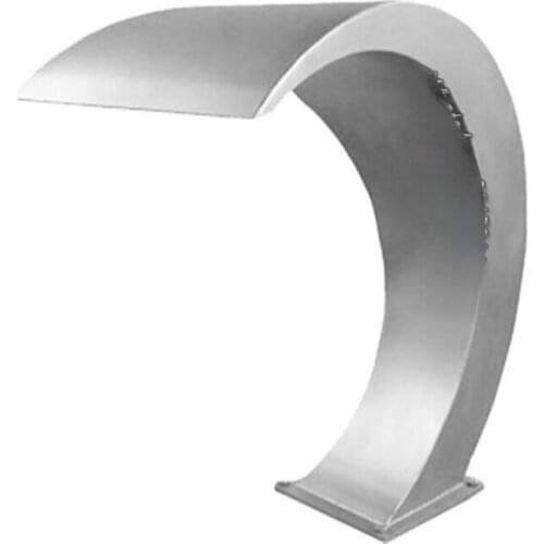 Stainless steel garden waterfall fountain,garden fountain,Swimming pool water feature,Water curtain,Hotel water spray H350*D100