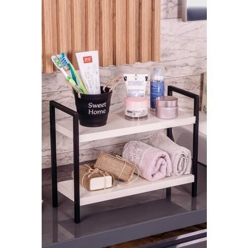 Quality Table Top Organizer Rack Stylish Bathroom Shelf Multi Purpose Shelf Bathroom Shelf Bathroom Organizer Shampoo Holder