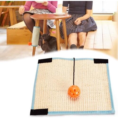 Cat Scratcher Mat Sisal Mat Board Cat Scratching Pad Desk Leg Furniture Carpet Rug Protector Cat Toys For Cat Grinding Claws