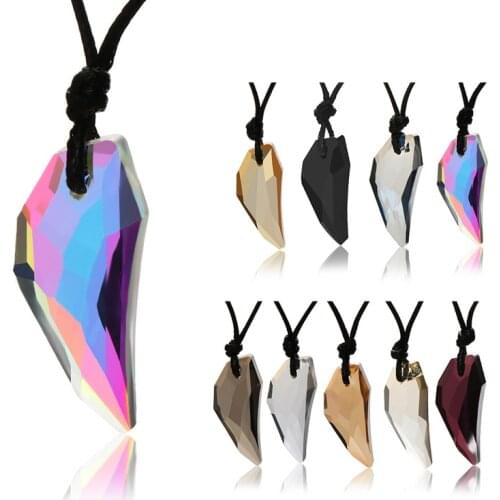 Reiki Pendulum Natural Stone Amulet Healing Crystal Pendant Meditation Spike Pendulums for Men Women Couples Jewelry for 2019