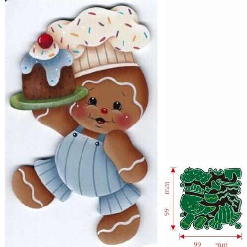 Metal Cutting Dies gingerbread Man DIY Scrapbooking Paper Cards Decorative Craft Embossing