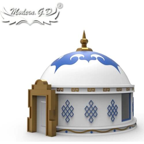 Large mobile yurt Manor assembly house Modular furnitures Dome house