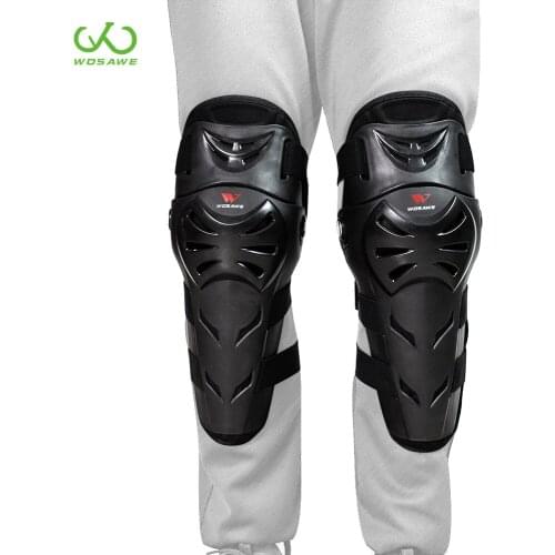 WOSAWE Long Motocross Knee Pads Protective Gear Set Ski Snowboard Hockey Roller Moto MTB Sports Racing Elbow Protector Suit
