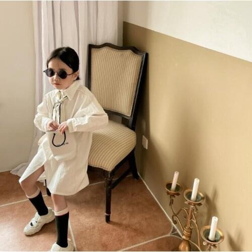 2021 new girls boys shirt fashion autumn full sleeve cotton kids top 1-7 years WU759