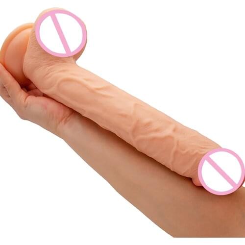 29CM*5CM Oversized Realistic Dildos Soft Skin Feeling Huge Penis Erotic Big Dick Thick Phallus Sex Toys for Women Masturbation