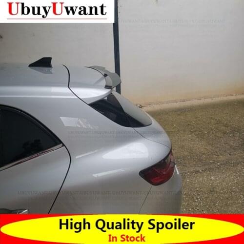 UbuyUwant Rear Roof Lip Spoiler For Renault Megane 4 IV GT Sport Tourer 2016-2020 Hatchback Spoiler ABS Universal Car Tail Wing