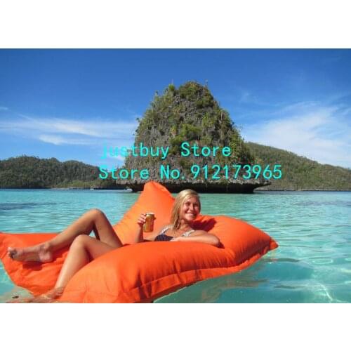 Comfortable furniture machine washable fat bean bag chair bed 140*180 cm custom with ottoman Seat Cushion