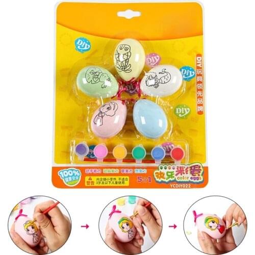 2020 Halloween Decorations Egg Dye Kit Coloring Dying Decorator Art DIY Craft With 5 Egg