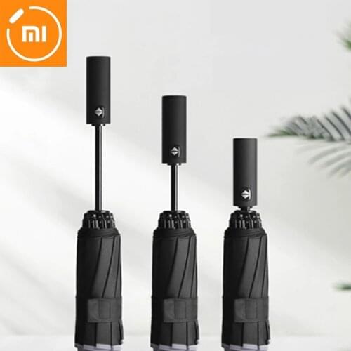 For Xiaomi Windproof Automatic Portable UV Folding Umbrella Female Male Fashion Business Umbrellas Men Sun Women Gift Parasol
