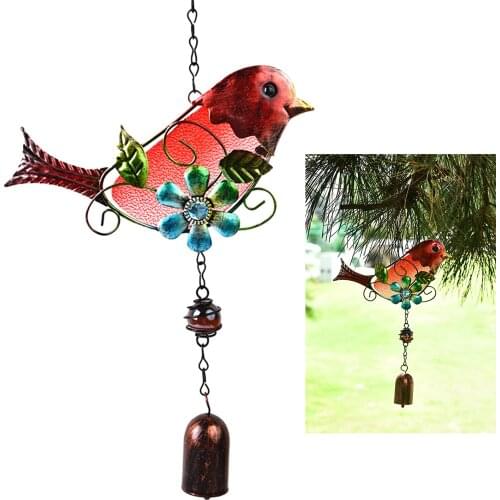 Outdoor Garden Bird Wind Chimes, Indoor Decoration Home Decor, Hanging Wind Chime Windchime Gift for Mom Patio Yard Backyard