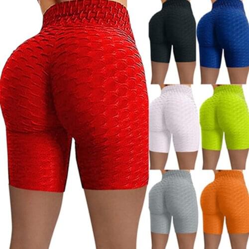 Women High Waist Seamless Push Up Tight Sports Leggings Shorts Pants Running Fitness Gym Clothes Leggings Yoga Shorts Sportswear