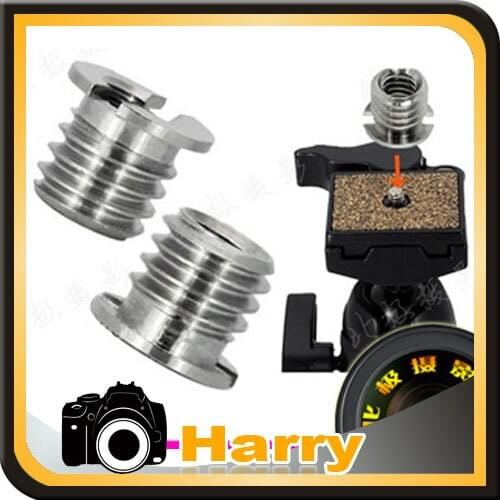 100PCS 3/8" to 1/4" Tripod Monopod Camera Screws Adapter Bushing Bushes