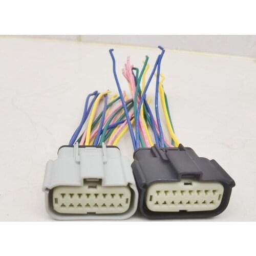 16Pin Female Car Headlight plug connector with 15cm wire For Ford Mondeo Focus 33472-1601