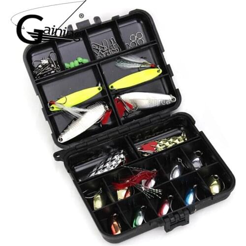 36pcs/set Hard Bait Spinner Fishing Lure Fishing Tackle Atificial Bait Pesca Bass Lure Metal Sequin Bait Fishing Accessories