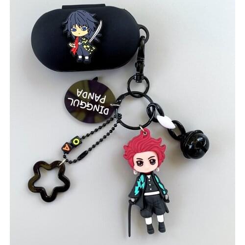 Cute Girl Cartoon Cover for Samsung Galaxy Buds / Buds+ Case Bluetooth Headset Charging Box Cover Wireless Earphone Skin Decor