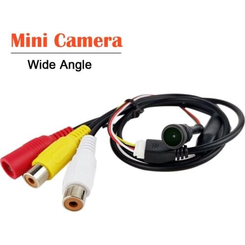 800TVL CMOS Color Mini Camera Wide Angle Lens Small HD CCTV FPV Cam For Security System