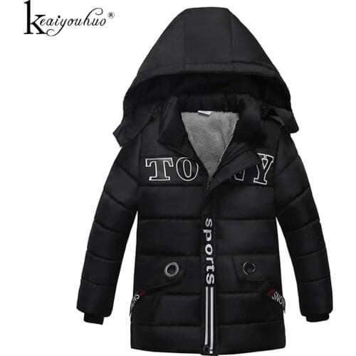2020 High Quality Boys Jackets For Kids Coats Fashion Wintre Warm Coat For Boy Clothes Cotton Jacket Outerwear Children Clothing