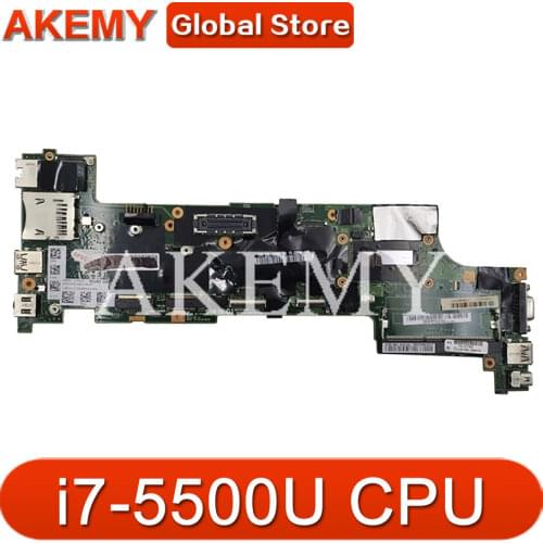 For Lenovo Thinkpad X250 Notebook Motherboard VIUX1 NM-A091 CPU i7 5600U 100% test work FRU 00HT376 00HT383 00HT372 00HT387