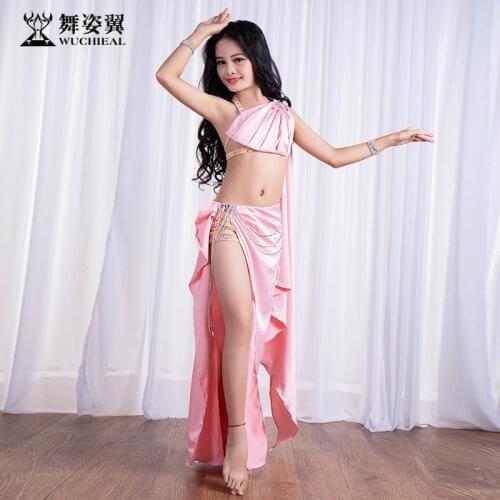 Dance Wing Childrens Belly Dance Performance Suit 2018 Summer Autumn New Oriental Dance Practice Suit Set RT268