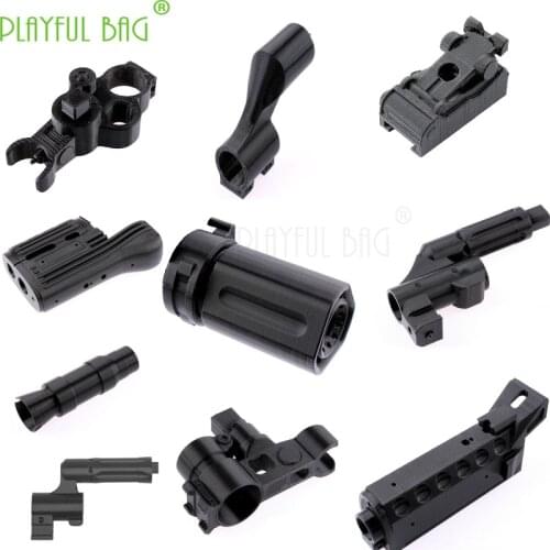 Outdoor activity CS (AK) front tube of toy gel water bullet gun refitting parts No. 105 [3D printing] Fire cap silencer QJ46